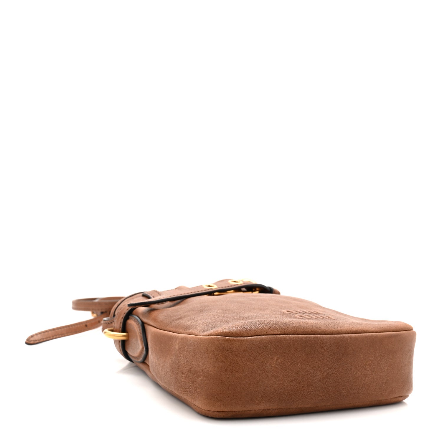 Miu Miu Nappa Aviator Pouch Bag Rovere 4 of 10