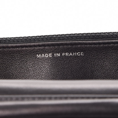 Chanel Patent Quilted Wallet On Chain WOC Black 7 of 8