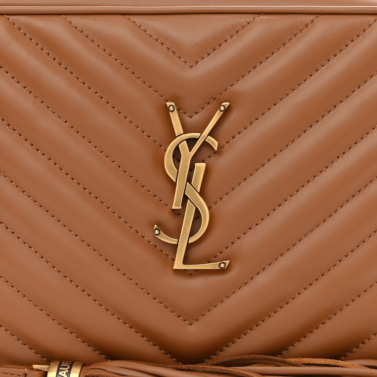 Calfskin Matelasse Monogram Lou Camera Bag Cinnamon