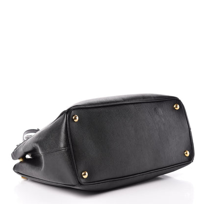 Prada Saffiano Medium Galleria Double Zip Tote Black 5 of 29