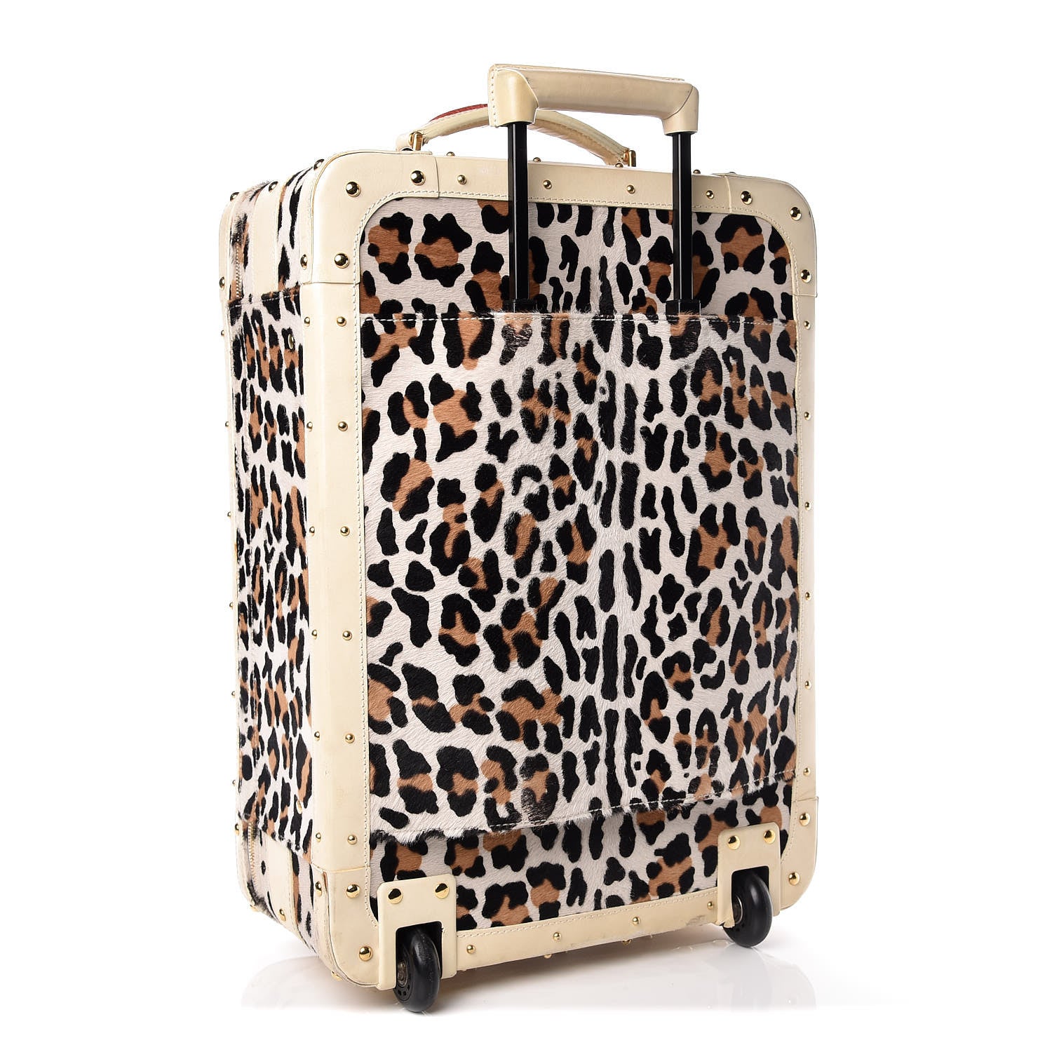 Valentino Garavani Calf Hair Leopard Print Rolling Luggage 3 of 34