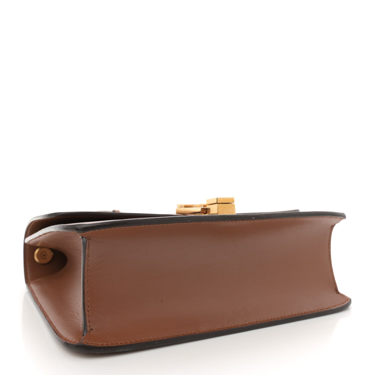Saint Laurent Smooth Calfskin Carre Satchel Brick 4 of 14