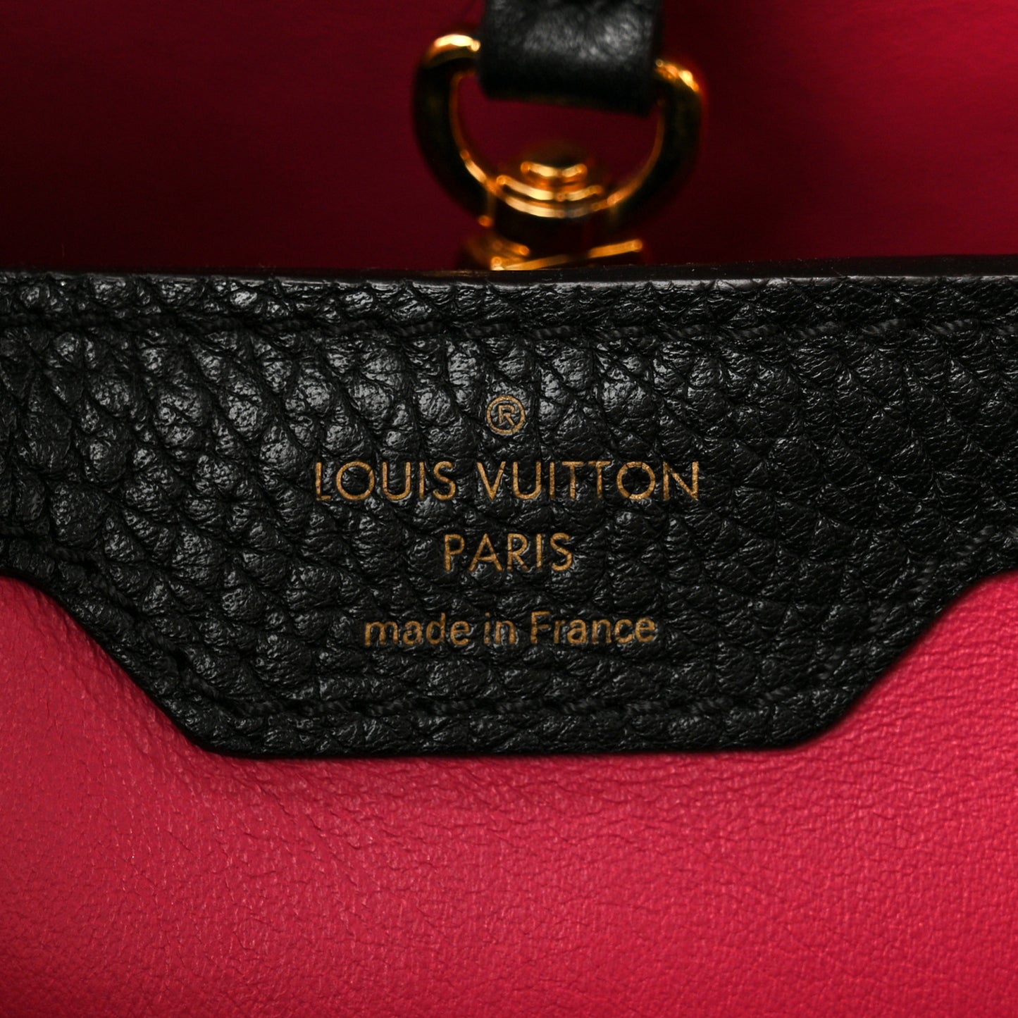 Taurillon Capucines PM Black