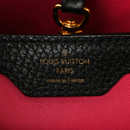 Louis Vuitton Taurillon Capucines PM Black 6 of 11