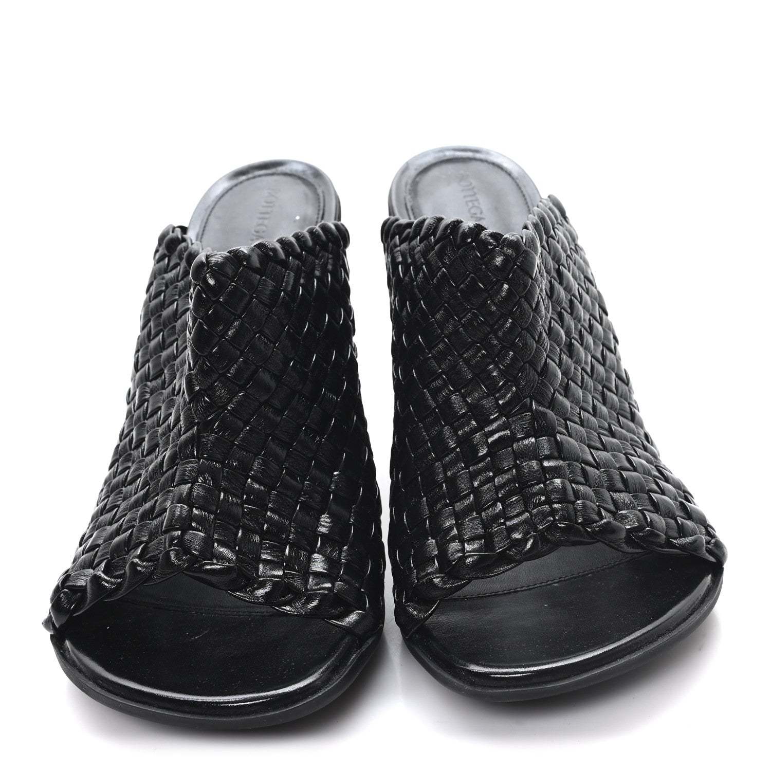 Bottega Veneta Nappa Intrecciato Atomic Sandals 41 Black 3 of 8