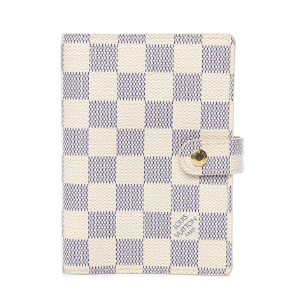 Louis Vuitton Damier Azur Small Ring Agenda Cover 1 of 7
