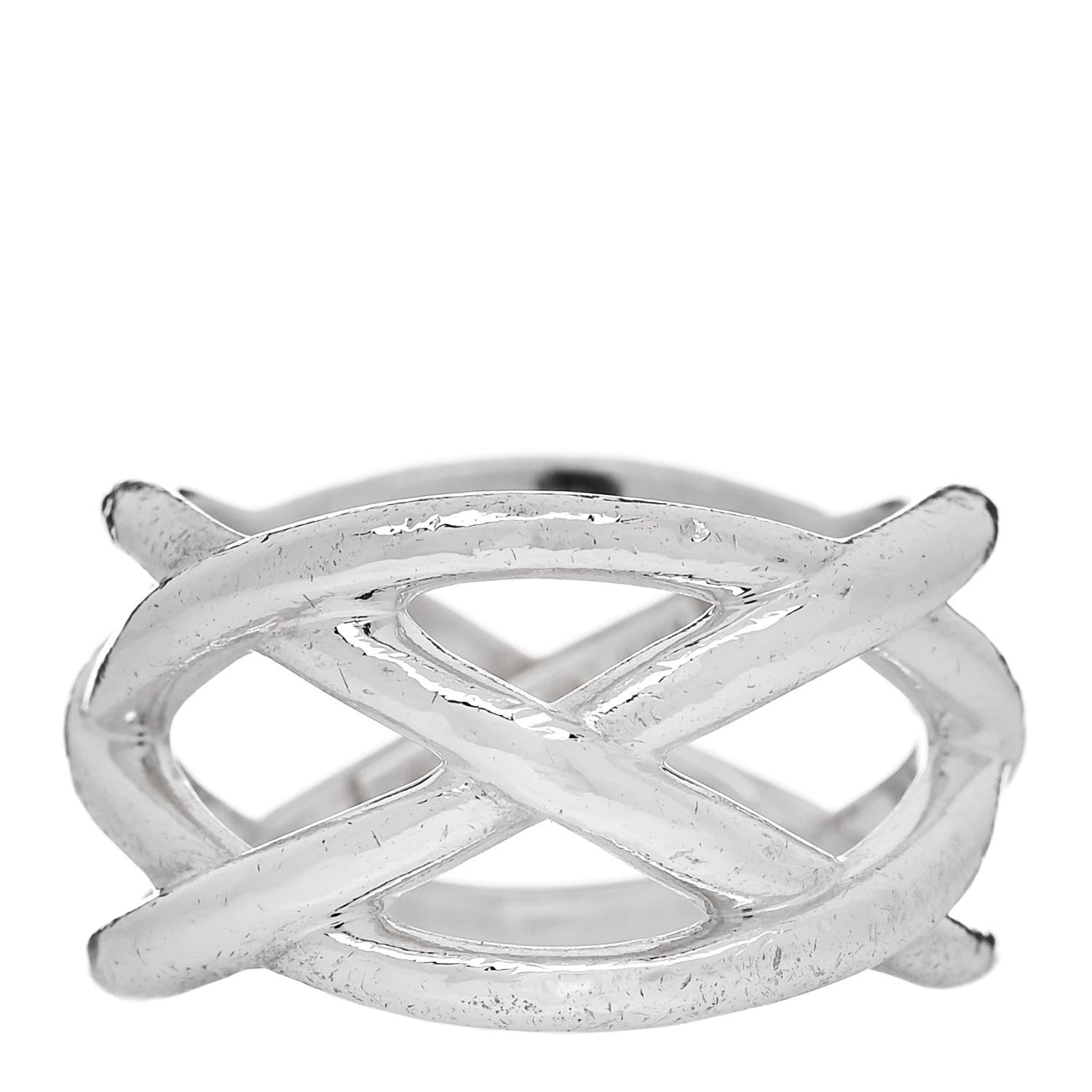 Tiffany Sterling Silver Celtic Knot Ring 55 7.25 1 of 5