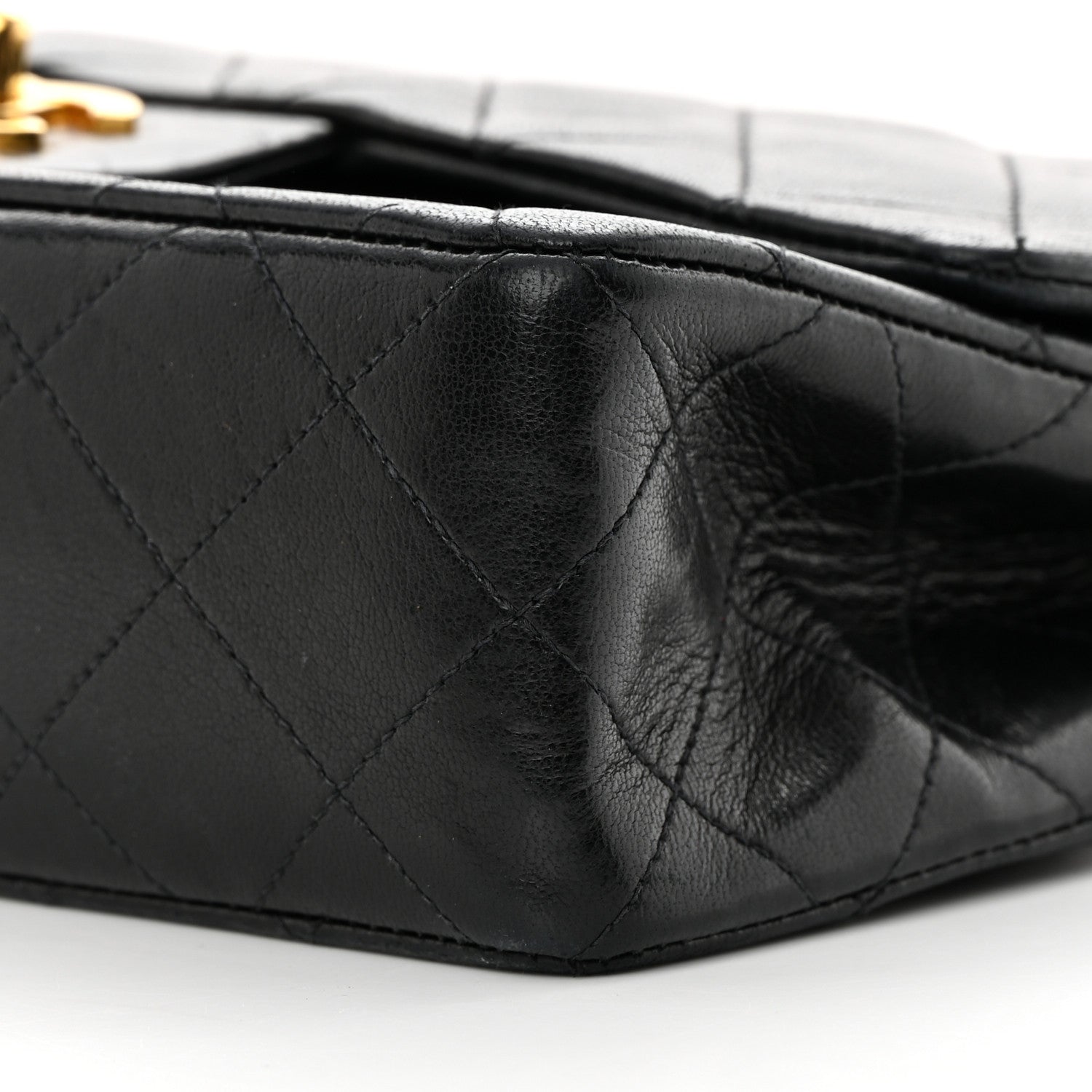 Chanel Lambskin Quilted Small Double Flap Black 11 of 16