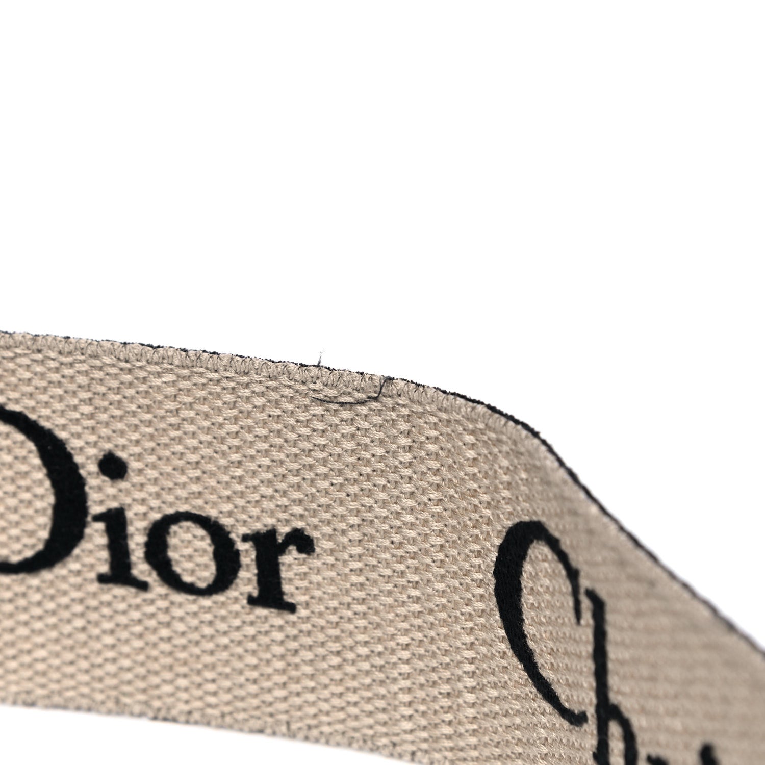 Christian Dior Canvas Embroidered Shoulder Strap Blue 7 of 7