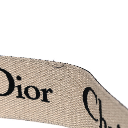 Christian Dior Canvas Embroidered Shoulder Strap Blue 7 of 7
