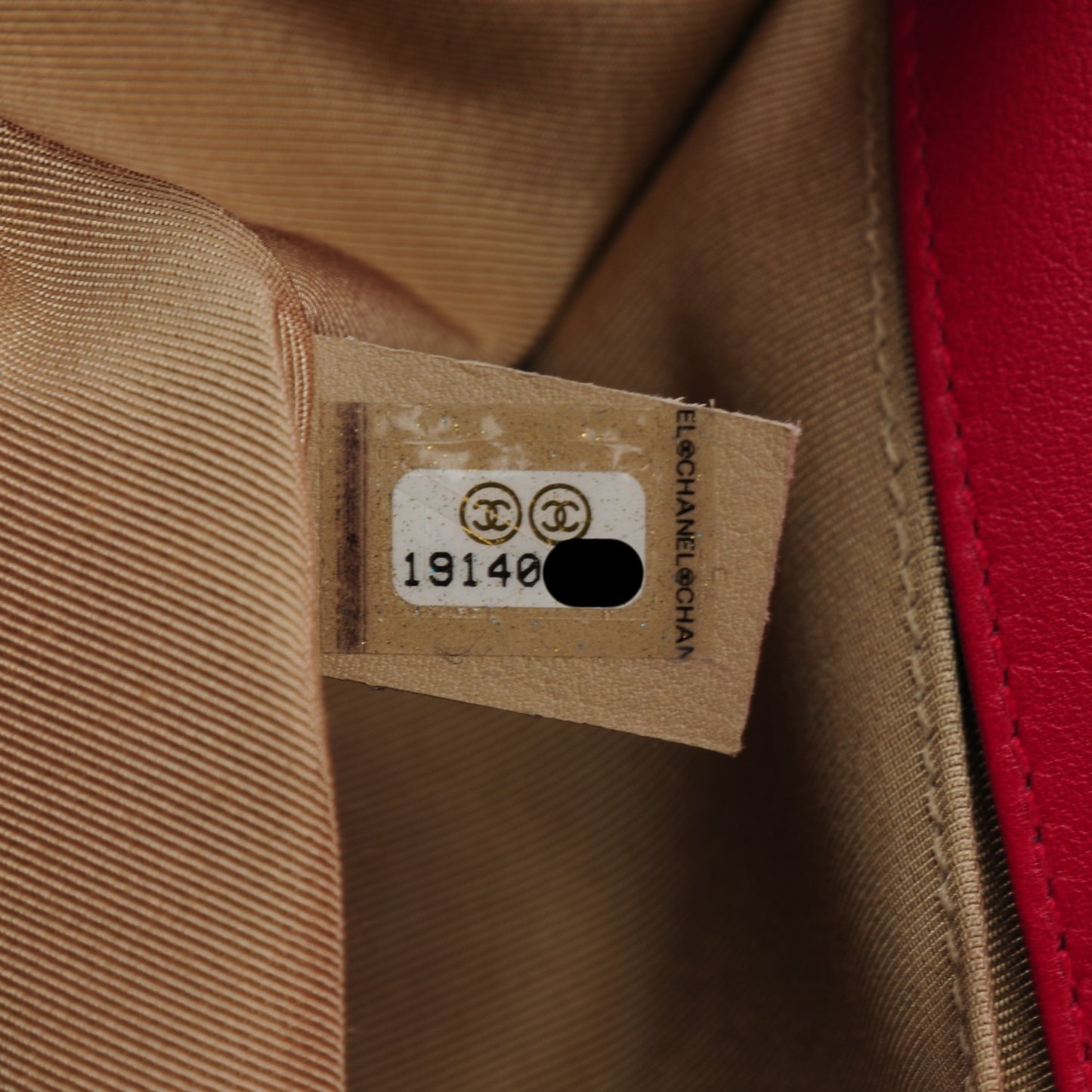 Lambskin Chevron Quilted Medium Boy Flap Dark Pink