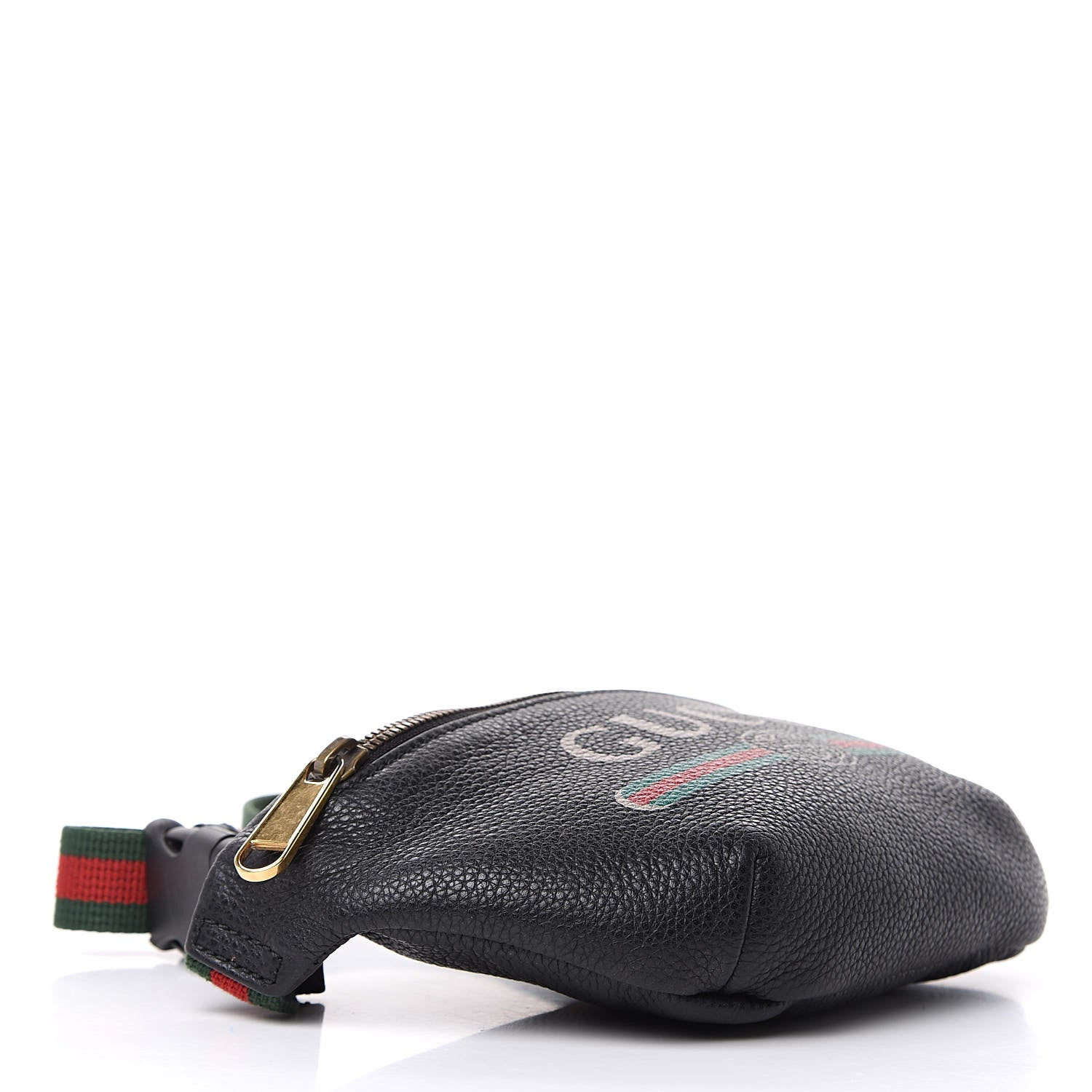Gucci Grained Calfskin Small Logo Belt Bag Black 4 of 12