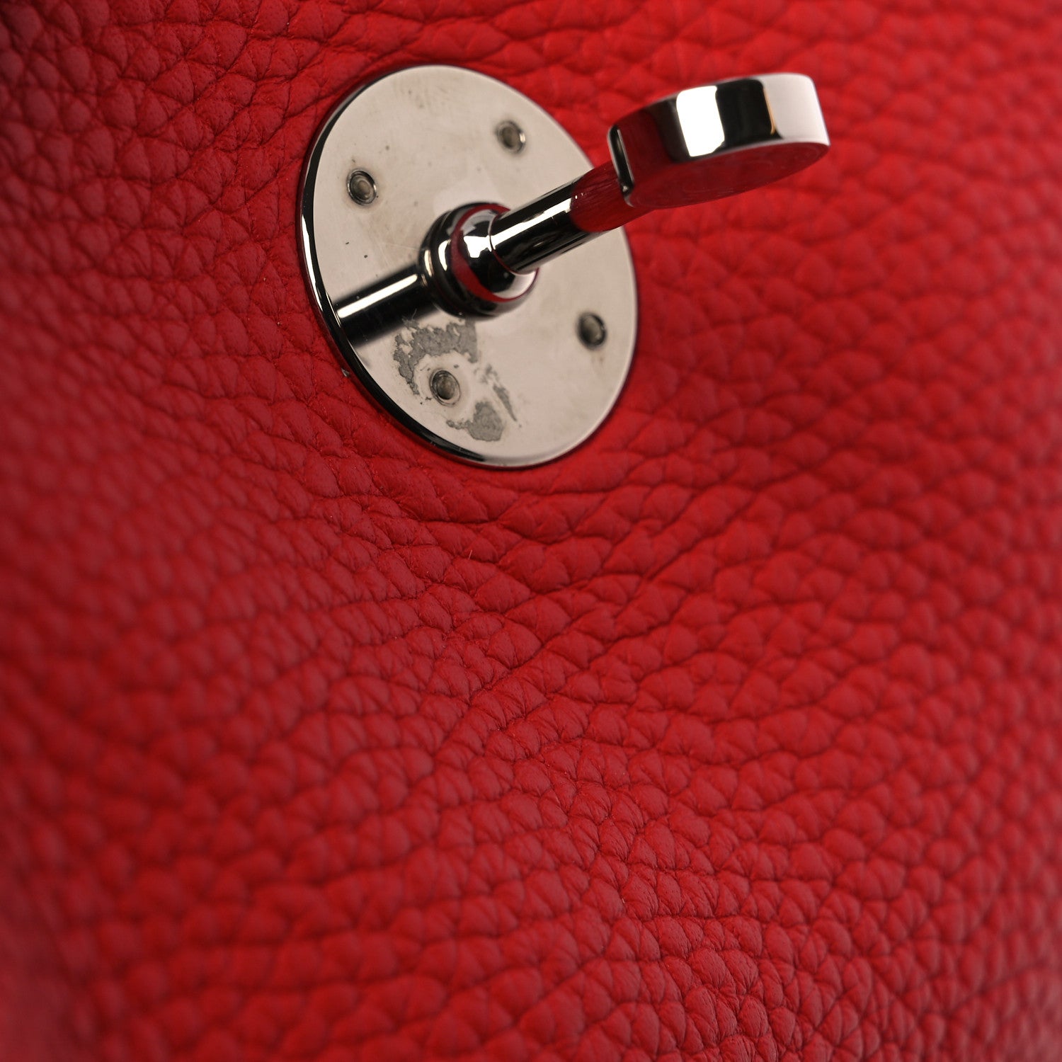 Hermes Taurillon Clemence Lindy 34 Rouge Tomate 12 of 13