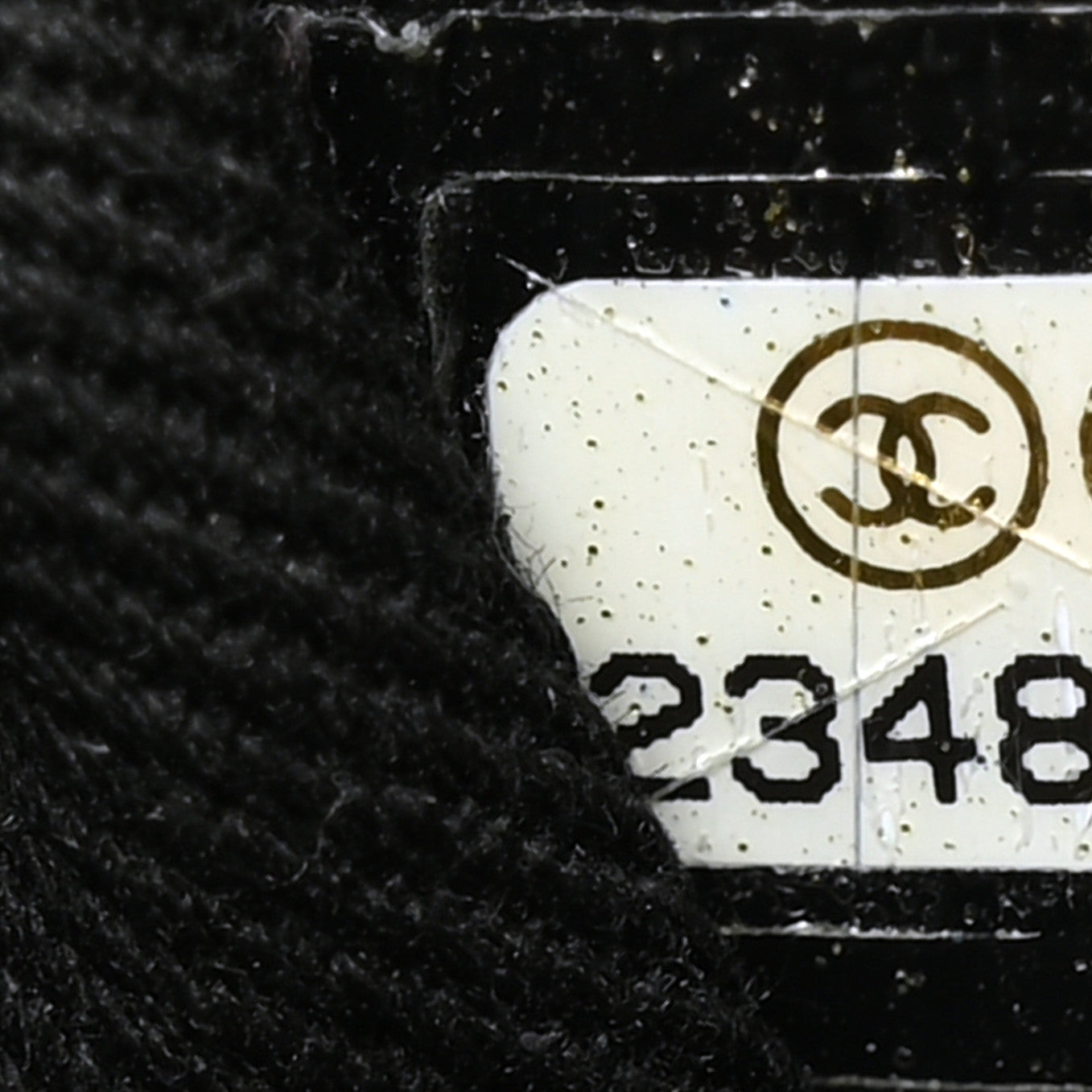 Chanel Canvas Chevron Cuba Patchwork Shopper Tote Black 7 of 9