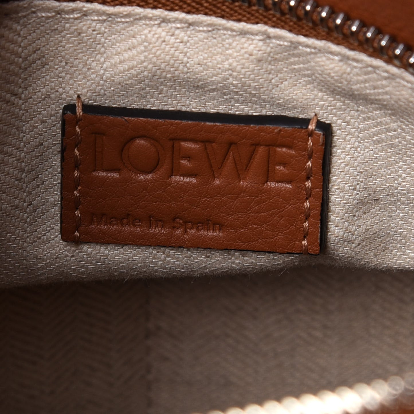 Calfskin Medium Puzzle Bag Tan