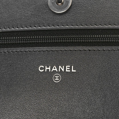 Chanel Caviar Quilted Vintage Mademoiselle Wallet On Chain WOC Black 6 of 10