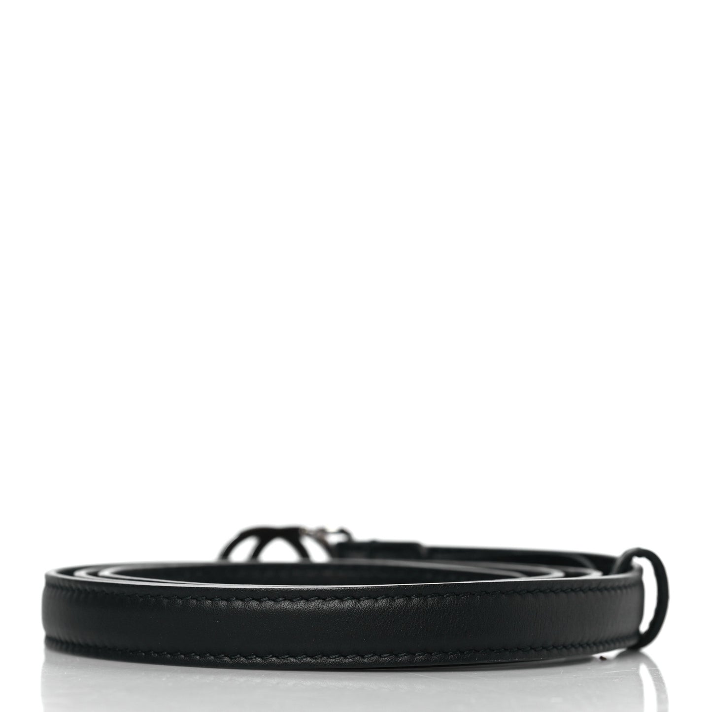 Moon Calfskin Nickel Interlocking G 20mm 90 36 Black