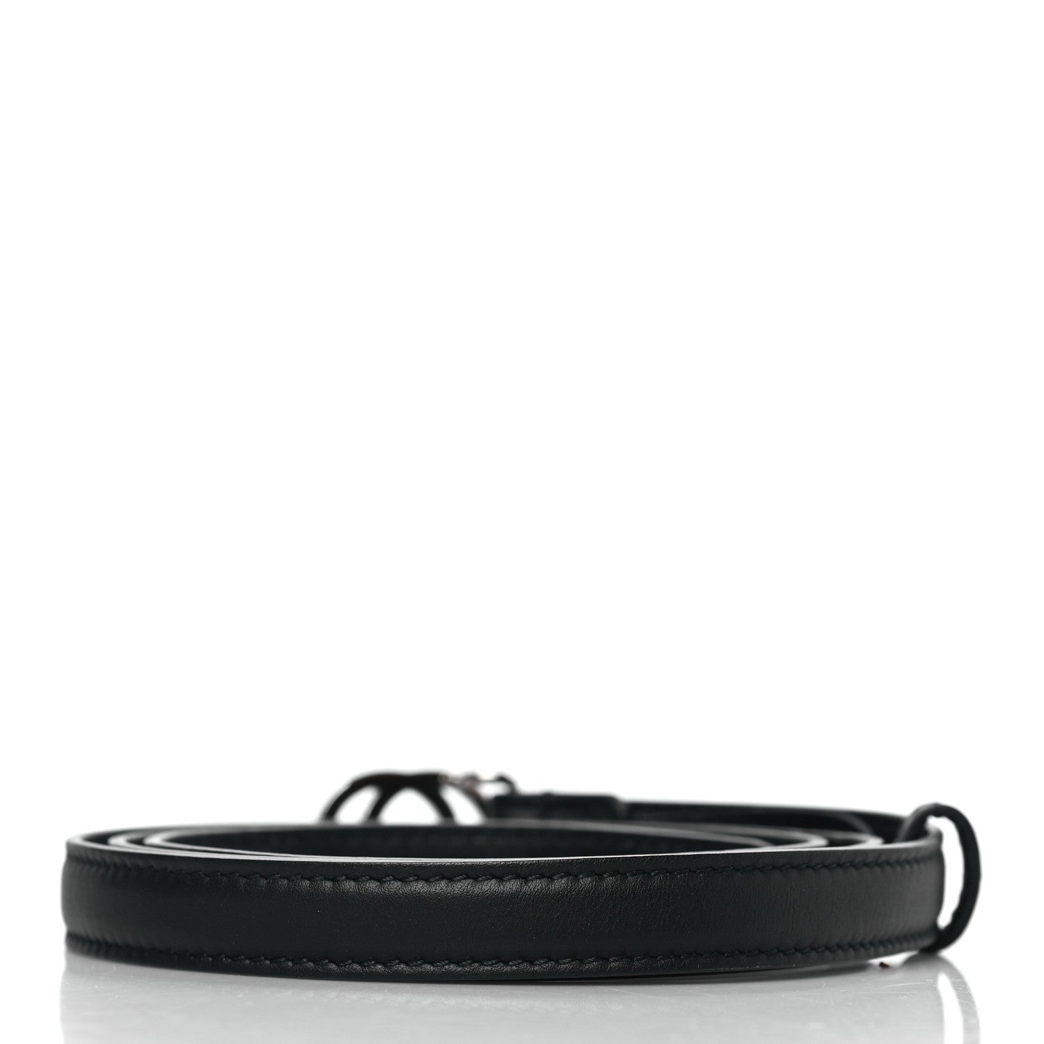Gucci Moon Calfskin Nickel Interlocking G 20mm 90 36 Black 3 of 6