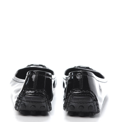 Louis Vuitton Patent Calfskin Oxford Ballerina Flats 38.5 Black 5 of 9
