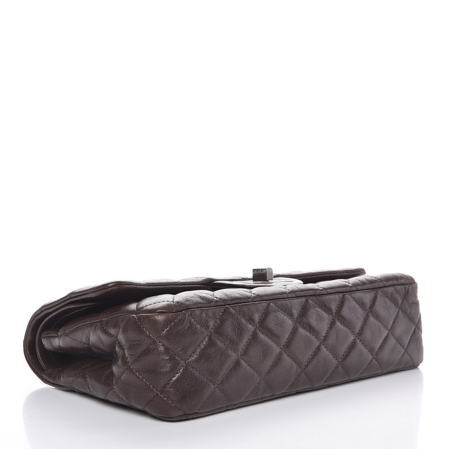 Lambskin Quilted Medium Hybrid Reissue Flap Brown