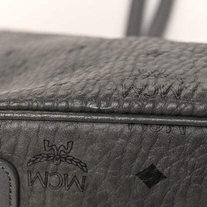 MCM Visetos Medium Liz Reversible Shopper Tote Phantom Grey 20 of 20