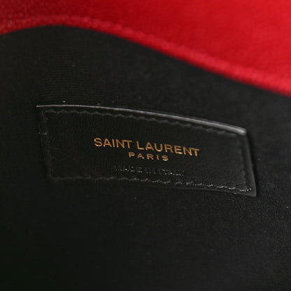 Saint Laurent Grain De Poudre Uptown Pouch Opyum Red 6 of 8