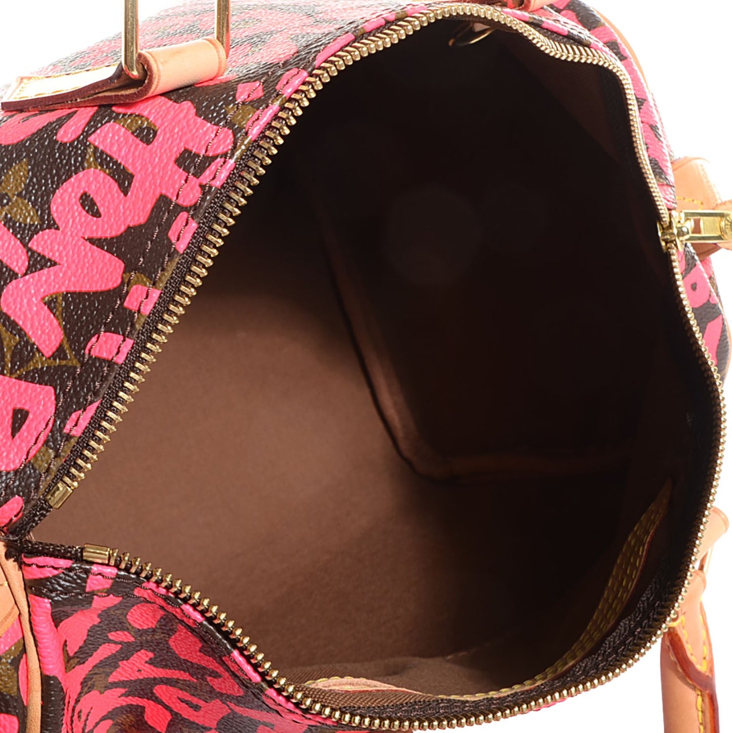 Monogram Graffiti Speedy 30 Fuchsia