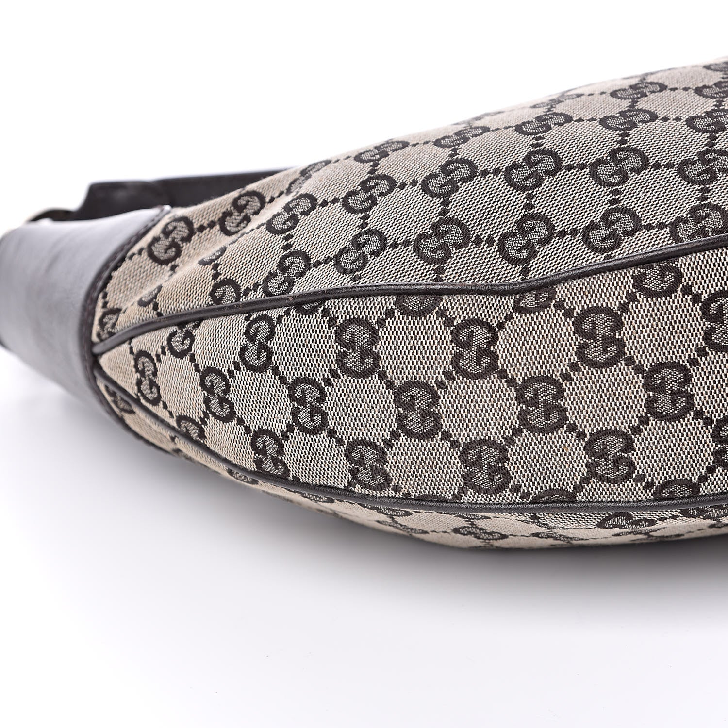 Gucci Monogram Half Moon Hobo Dark Brown 8 of 12