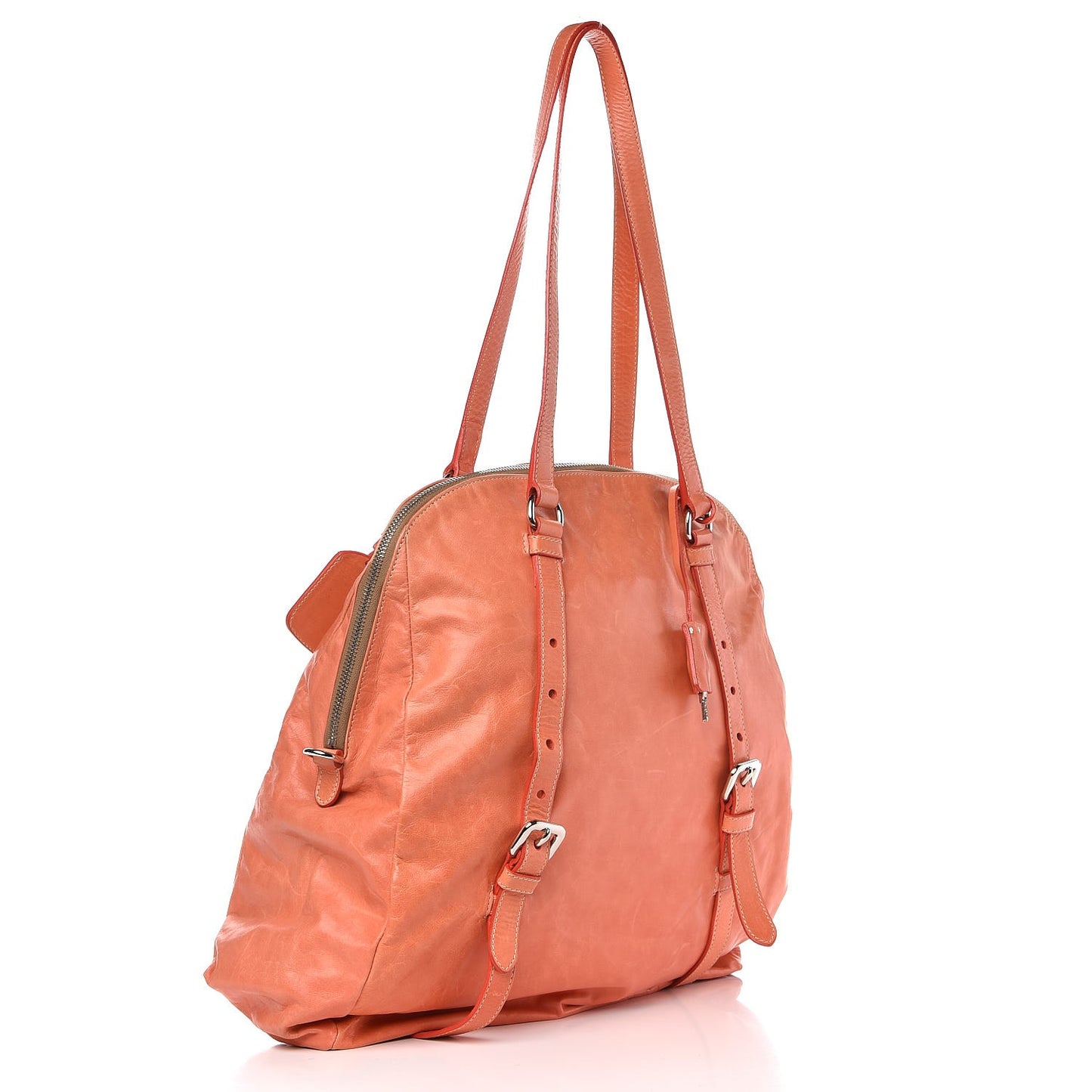 Nappa New Look Tote Corallo