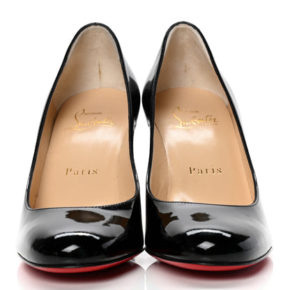 Christian Louboutin Patent Baobab 85 Pumps 34.5 Black 2 of 6