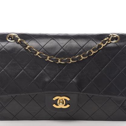 Chanel Lambskin Quilted Medium Double Flap Black 19 of 19