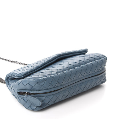 Bottega Veneta Nappa Intrecciato Mini Chain Messenger Oceano 4 of 9