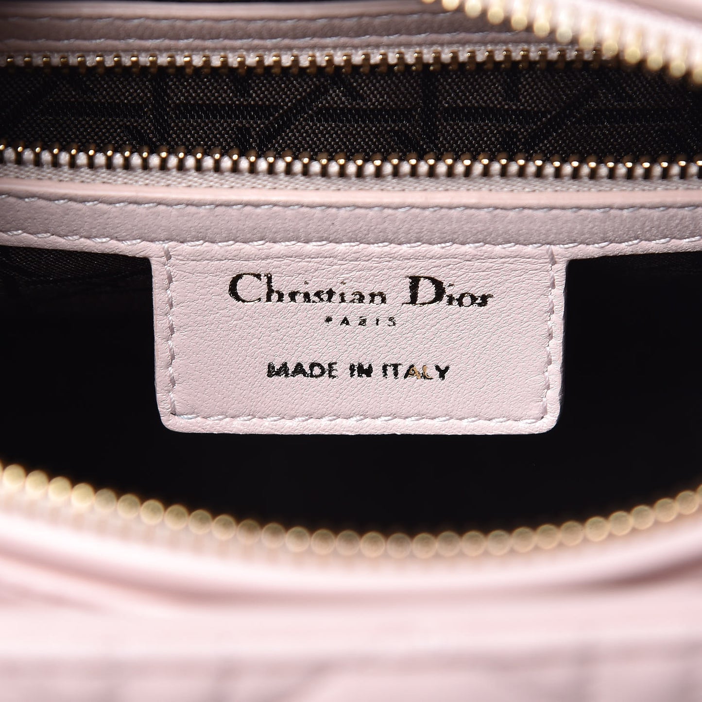 Lambskin Cannage Medium Lady Dior Light Pink
