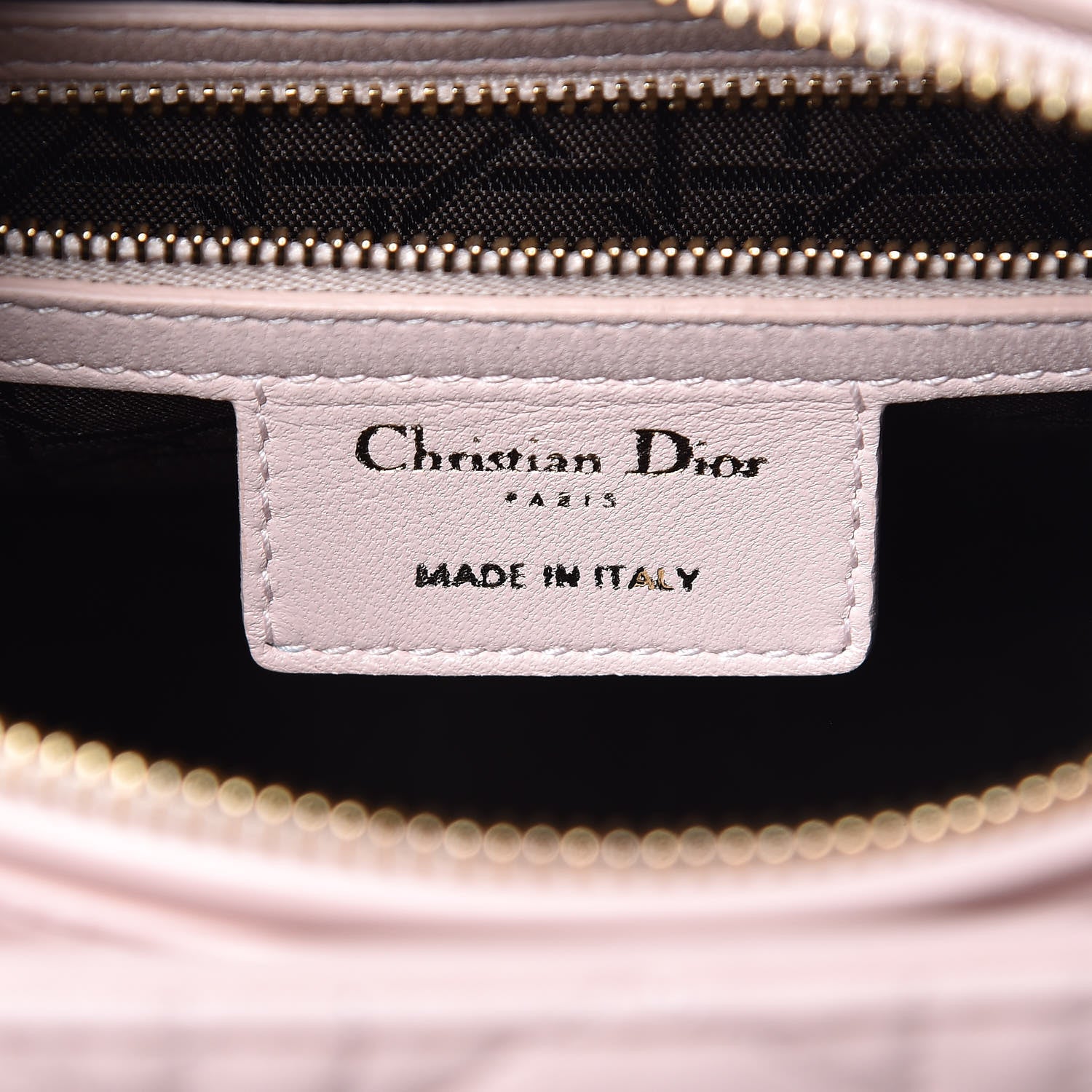 Christian Dior Lambskin Cannage Medium Lady Dior Light Pink 5 of 8