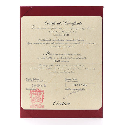 Cartier 18K Yellow Gold LOVE Bracelet 19 6 of 7