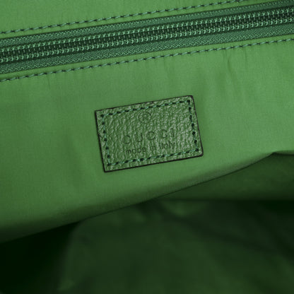 Gucci Crystal Monogram Web Medium Duffle Bag Green 5 of 9