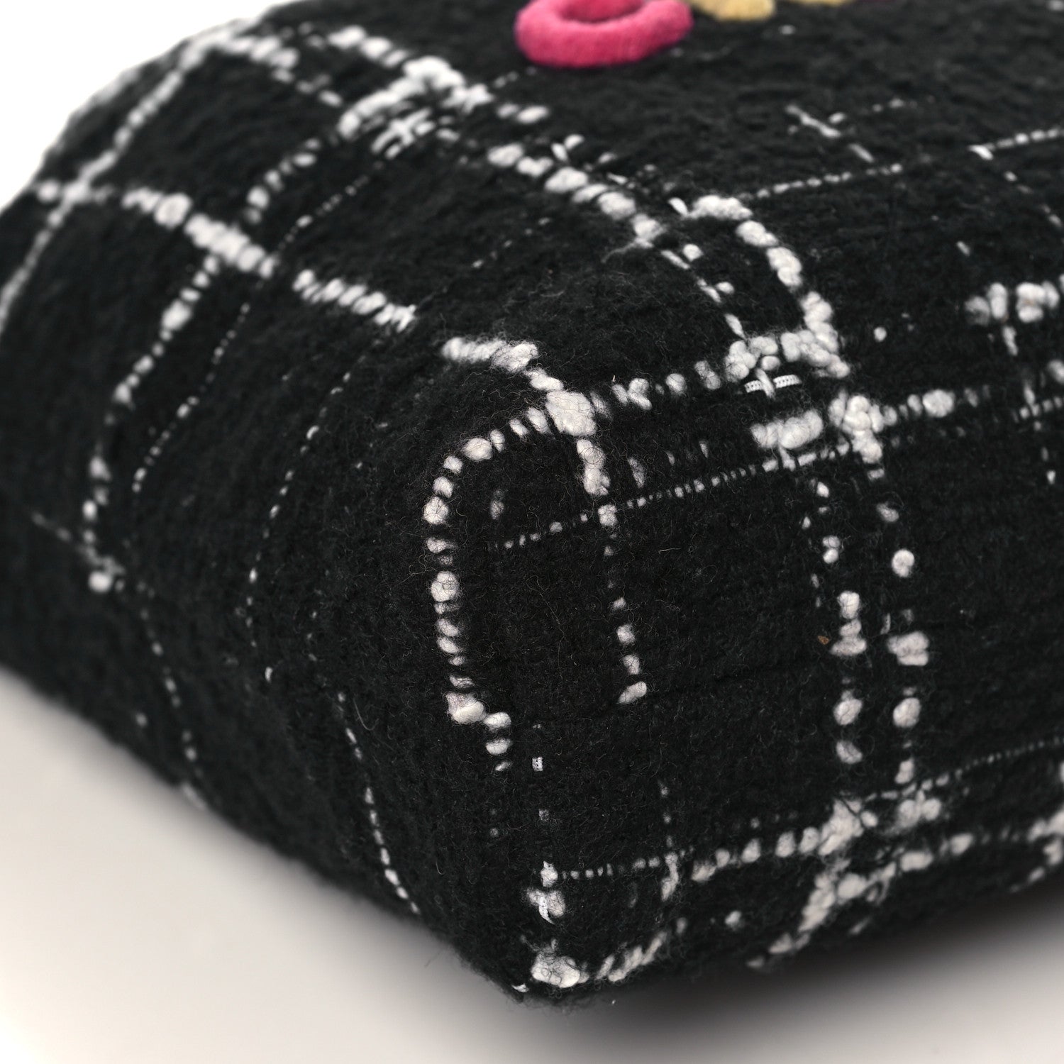Chanel Wool Tweed Quilted Chanel 22 Black Multicolor 9 of 10