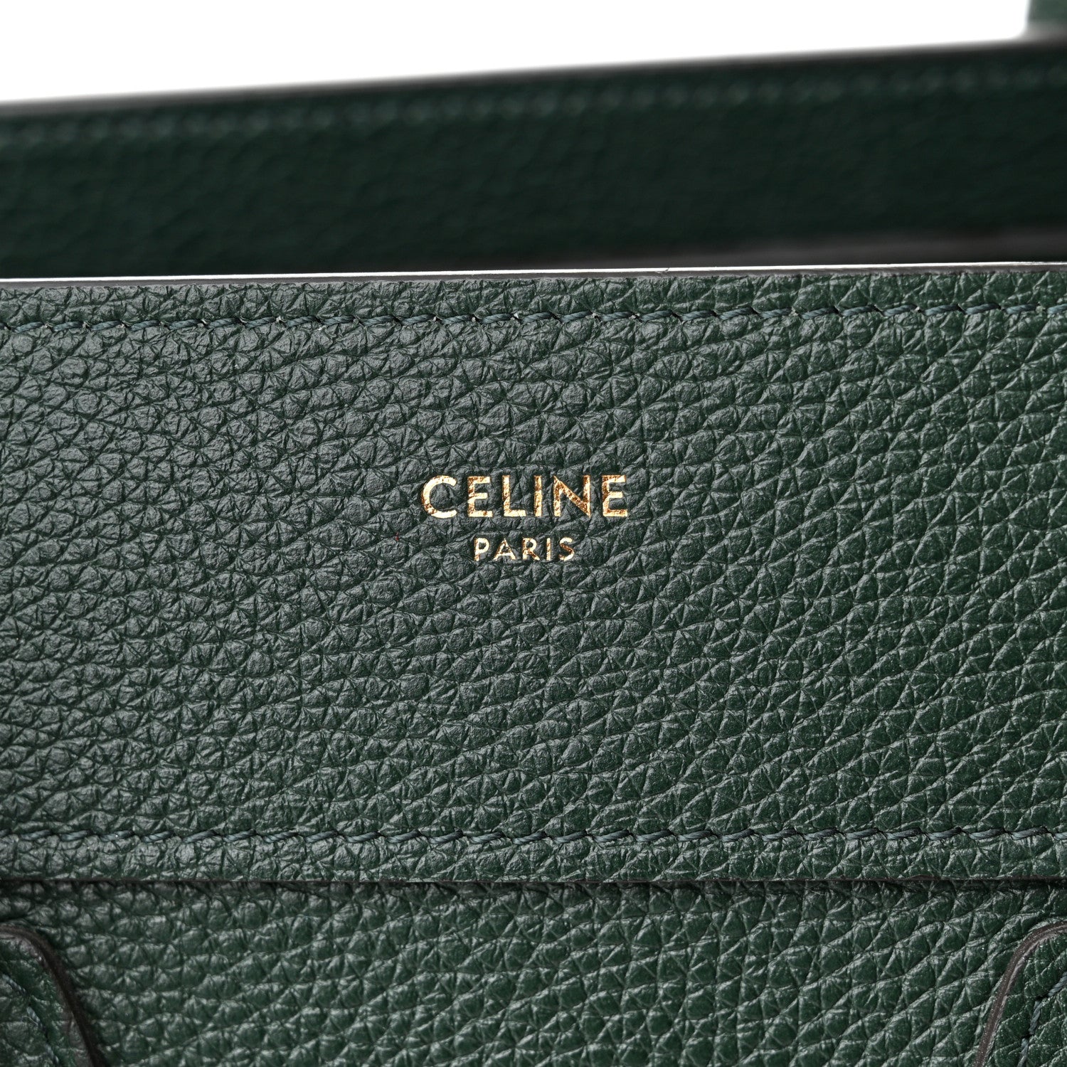 Celine Drummed Calfskin Micro Luggage Amazone 6 of 10