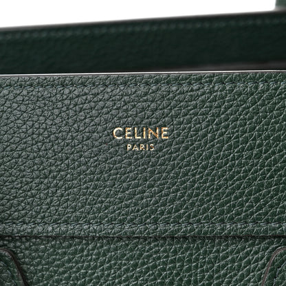 Celine Drummed Calfskin Micro Luggage Amazone 6 of 10