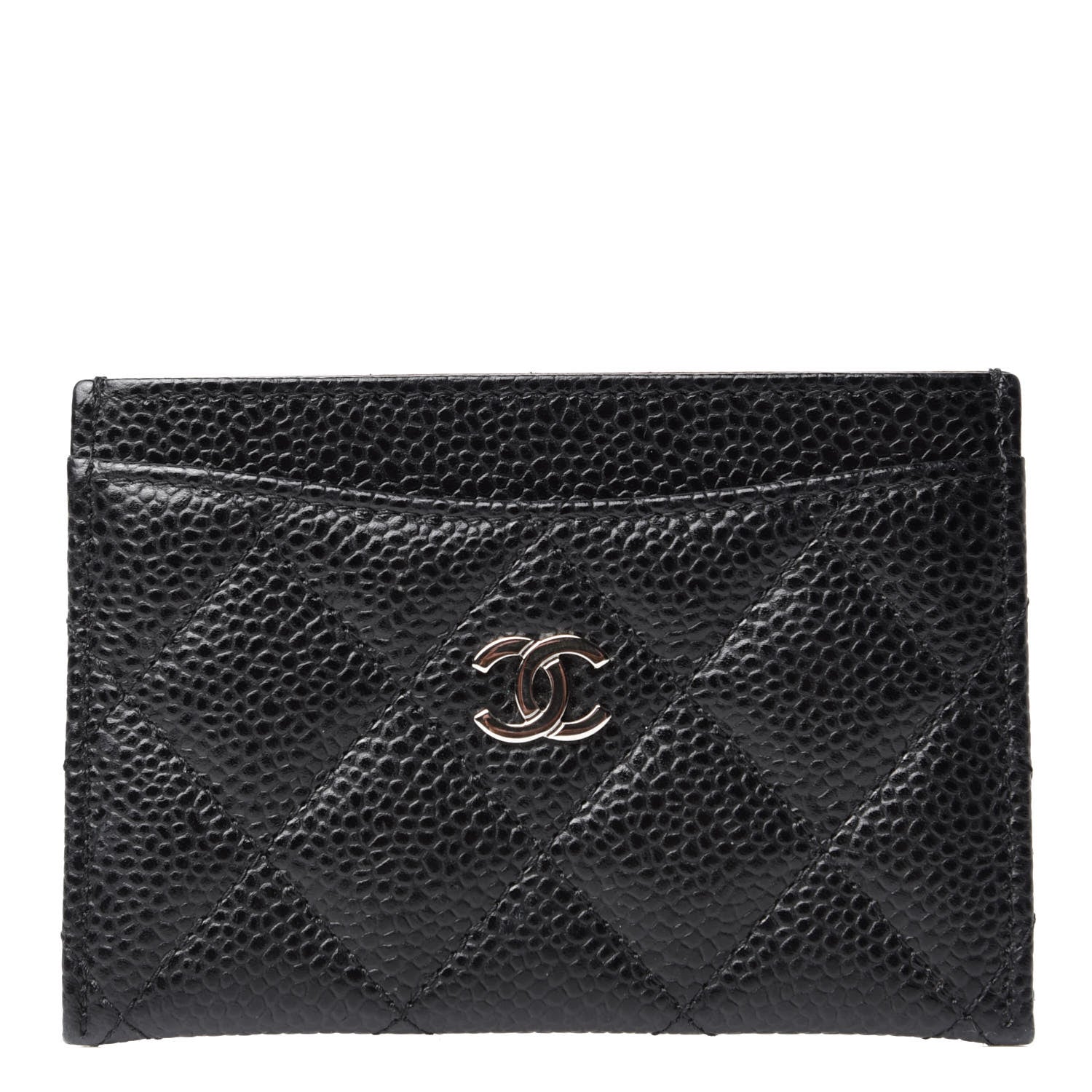 Chanel Caviar Quilted Card Holder Black 1 of 8