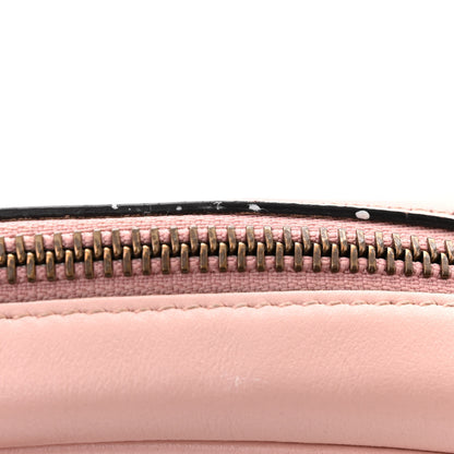 Gucci Calfskin Matelasse Mini GG Marmont Chain Shoulder Bag Perfect Pink 15 of 17