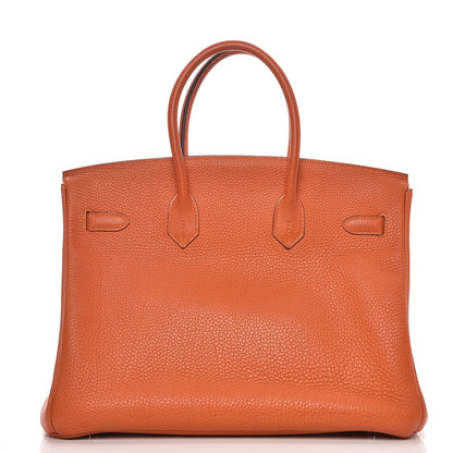 Hermes Togo Birkin 35 Orange 5 of 37