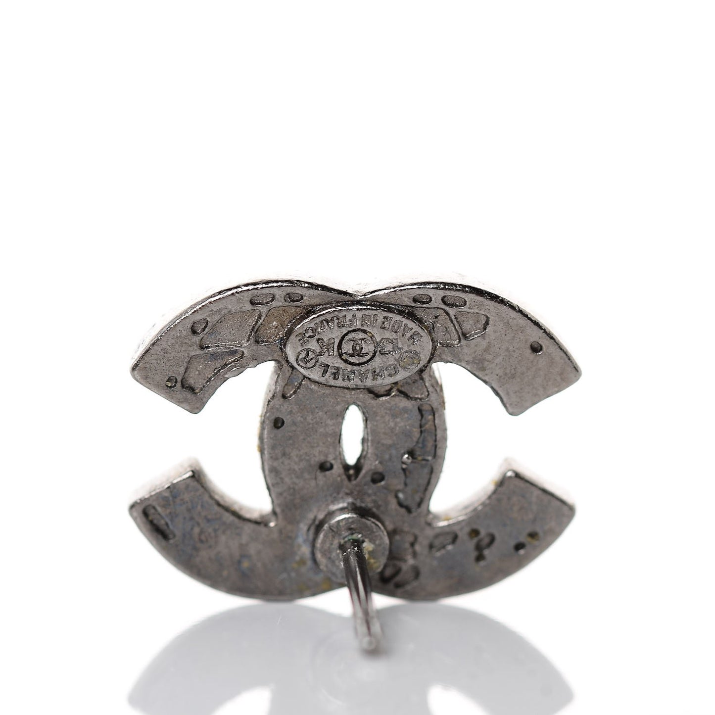 Ruthenium Globe CC Earrings