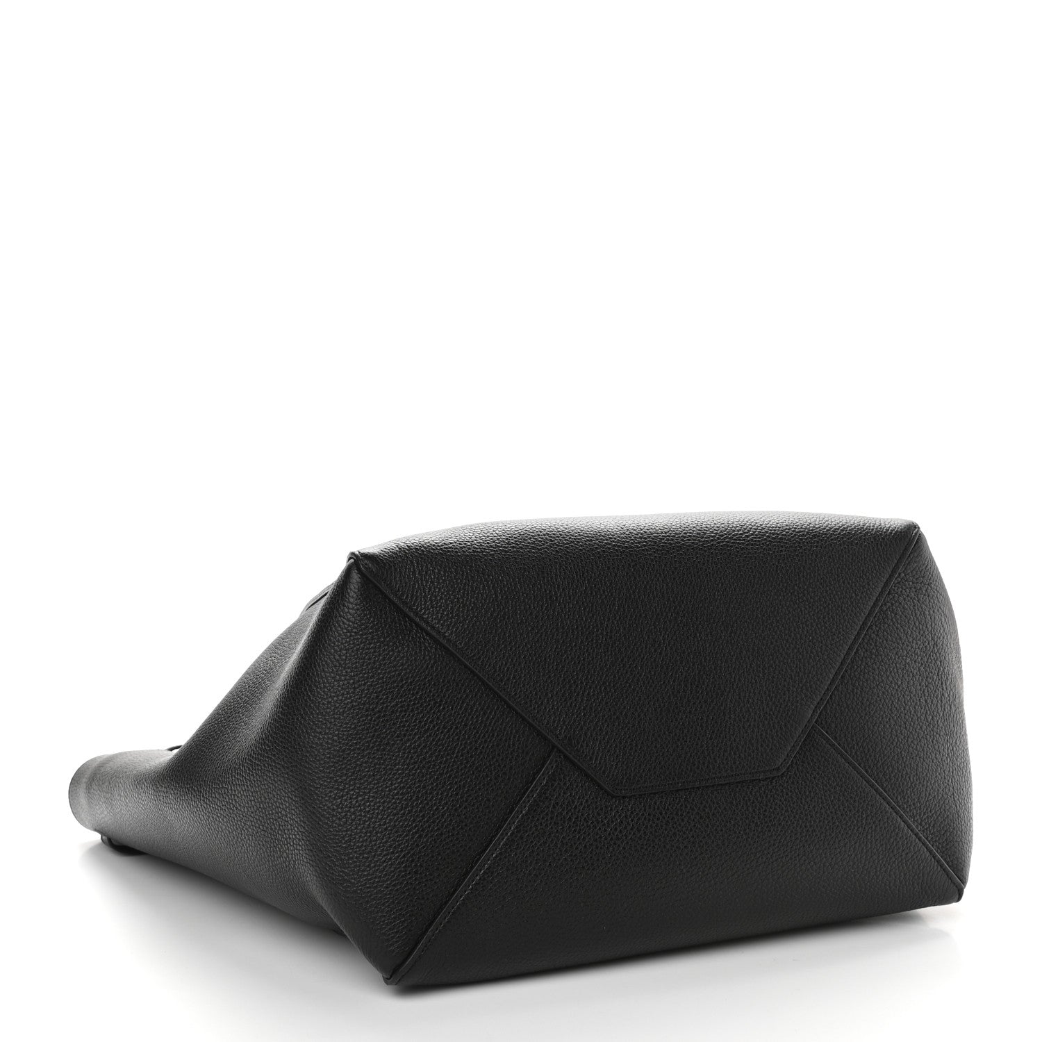 Celine Soft Grained Calfskin Small Belt Cabas Phantom Black 4 of 9