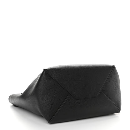 Celine Soft Grained Calfskin Small Belt Cabas Phantom Black 4 of 9