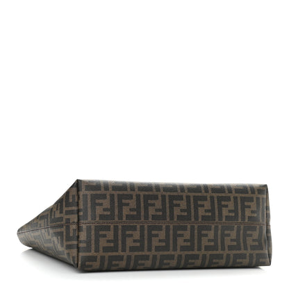 Fendi Zucca Spalmati Small Roll Tote Tobacco Yellow 4 of 10