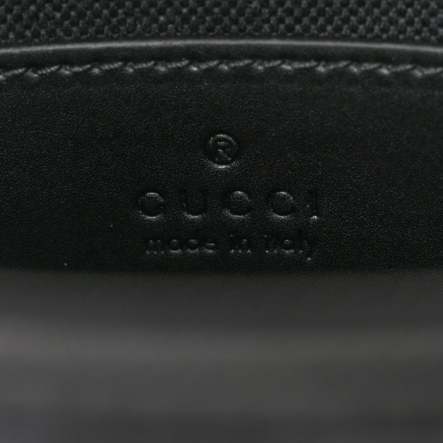 GG Supreme Monogram Web Small Flat Messenger Bag Black Grey