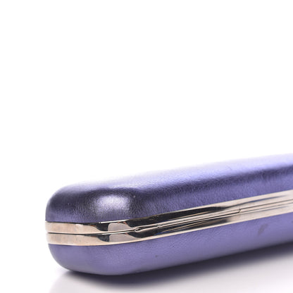 Alexander McQueen Metallic Nappa Knucklebox Clutch Purple 13 of 15