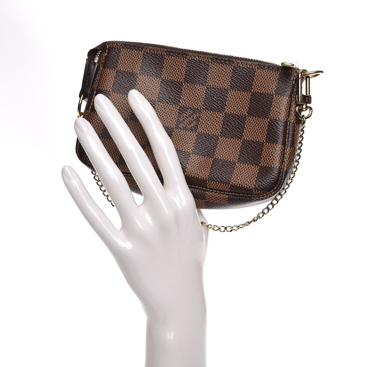 Louis Vuitton Damier Ebene Mini Pochette Accessories 2 of 8