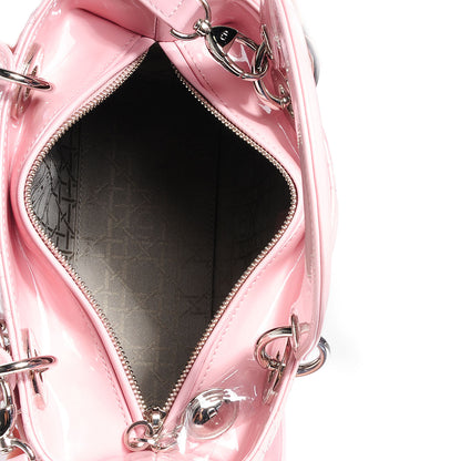 Christian Dior Patent Cannage Medium Lady Dior Rose Clair 13 of 23